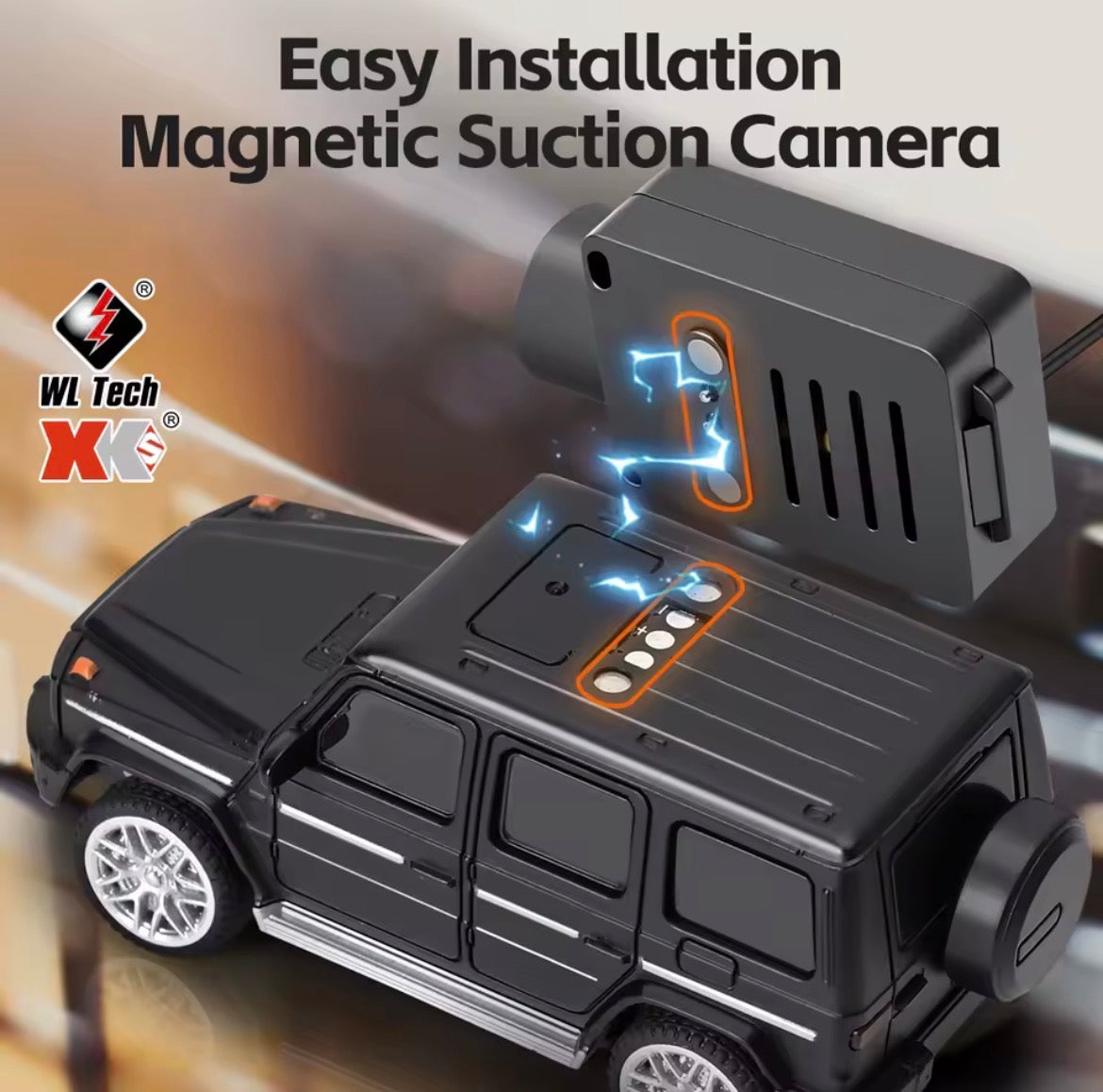 Mini Coche RC FPV con Cámara HD - Escala 1/64