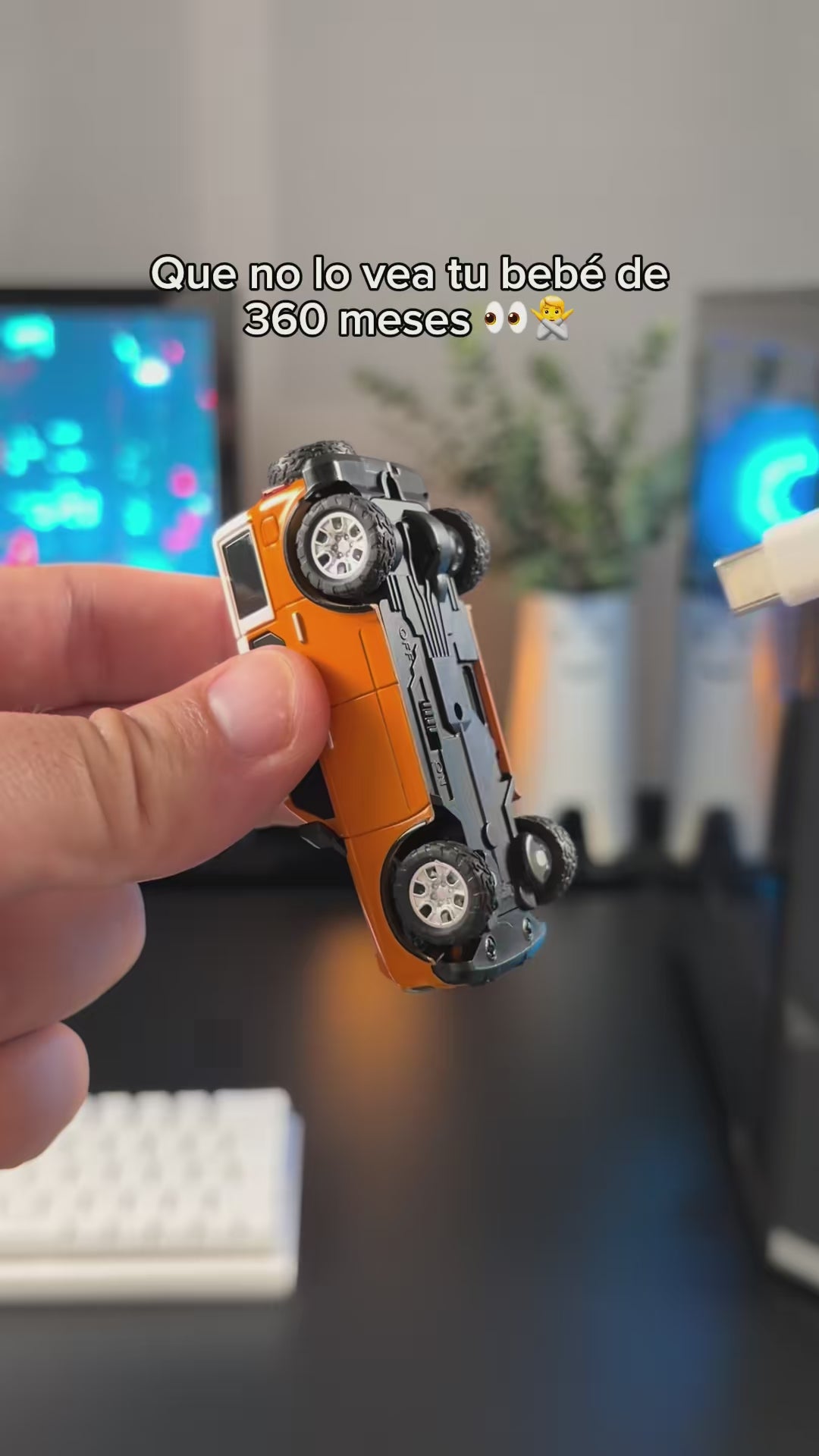 Mini Coche RC FPV con Cámara HD - Escala 1/64